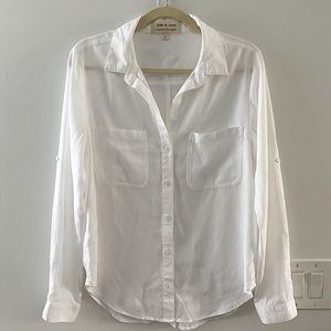 Cloth and stone tencel button down